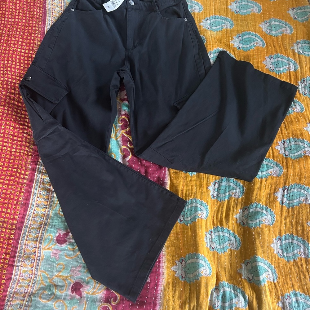 Cotton On Black Flare & Wide Leg Jeans
